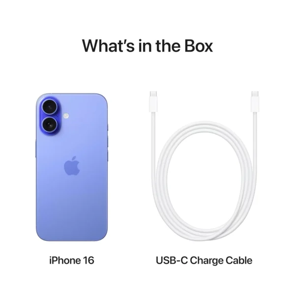 iphone 16 128 gb refurbished charger Apple iPhone 16 128GB Ultramarine (Pre-Owned)
